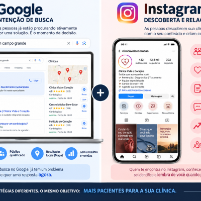 Instagram ou Google: onde investir no marketing médico?